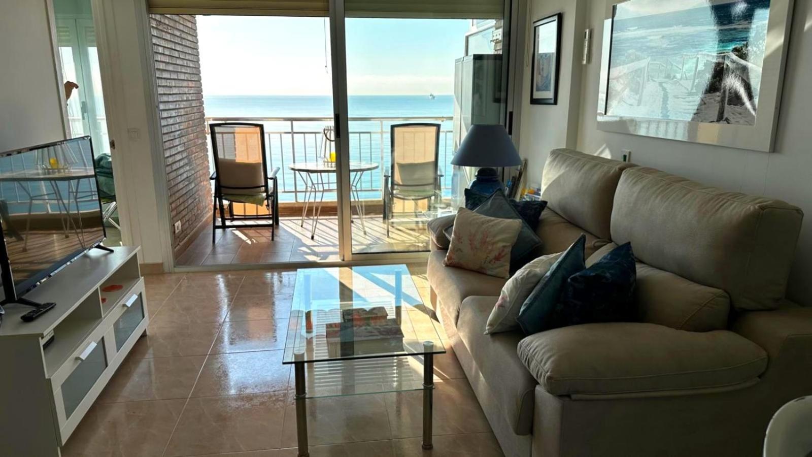 Apartamento Con Vistas Al Mar Primera Linea De Playa Del Postiguet Alicante Exterior foto
